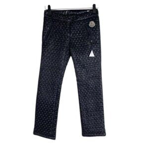 Moncler Quilted Snow Pants Size 8 – Black, Made in Romania